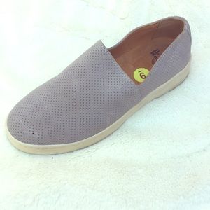 {Dr. Martens} gray airwair slipon shoes